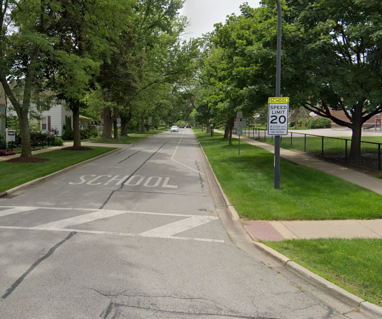 Photo of intersection in the Westside neighborhood