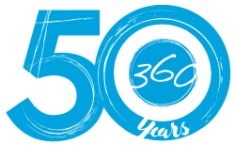 360 Youth Services 50th anniversary logo