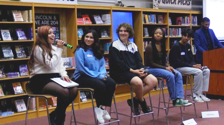 Panelists at the "Power of a Generation" event