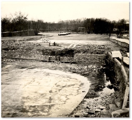 Photo of Centennial Beach at its founding in 1931.