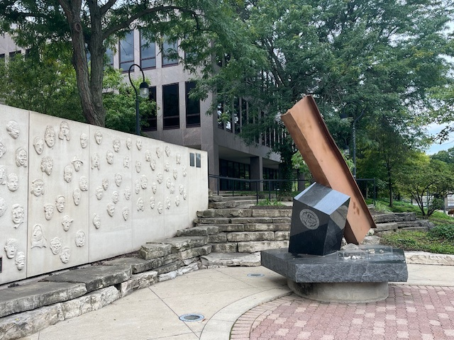 Cmdr. Dan Shanower Sept. 11 Memorial located behind Naperville's Municipal Center