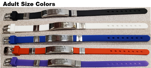 adult bracelet color options