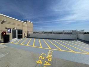 Maintenance work on the fifth and sixth floors is complete.