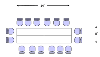 Conference Seating Chart Template