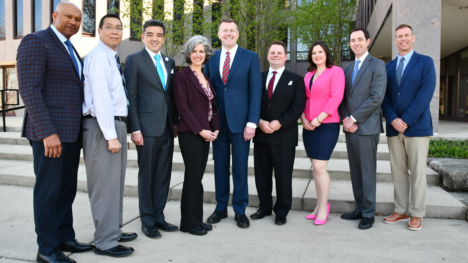 Portraits of Mayor Scott Wehrli and Naperville City Council members