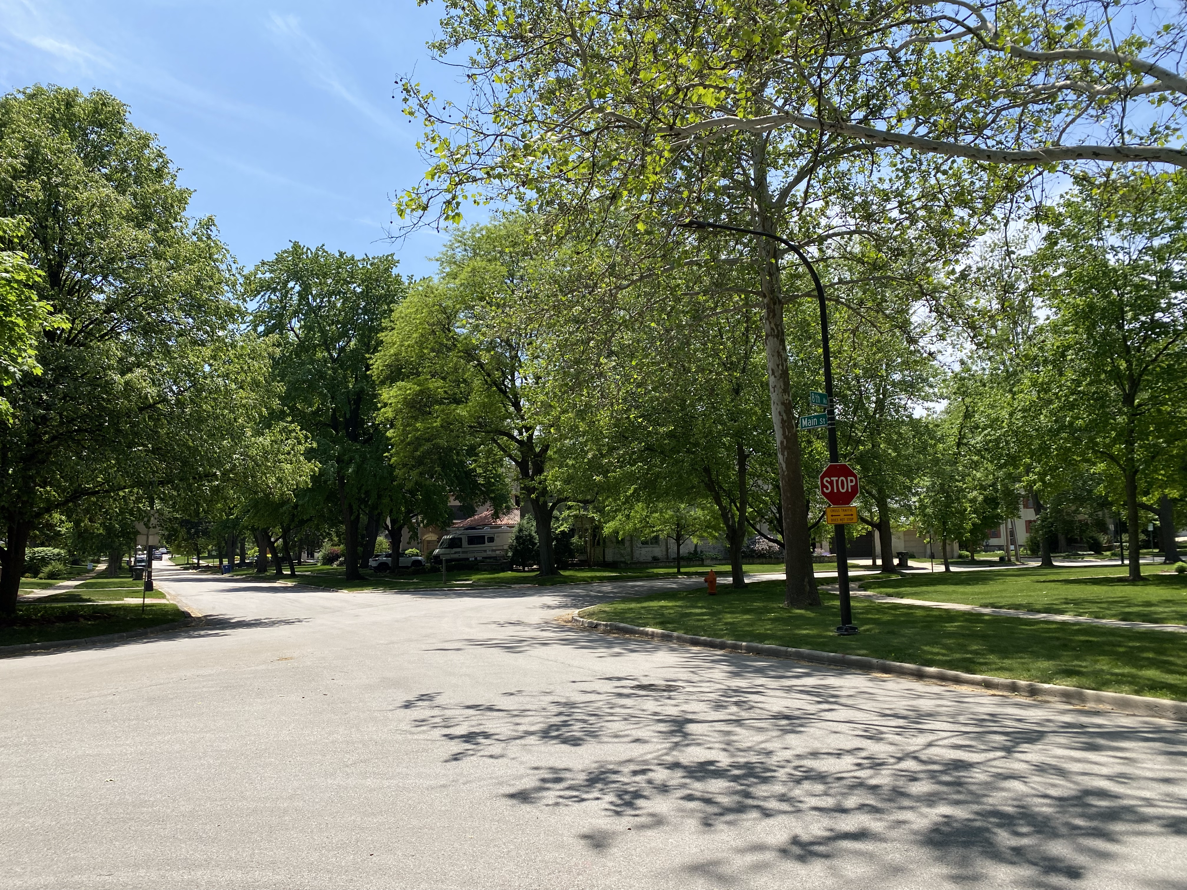 The Old Naperville neighborhood is located near Naperville North High School to the west and Kendal Park to the south. 