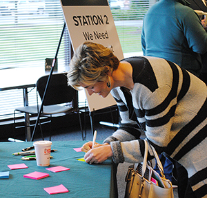 Individuals could leave feedback in a variety of ways.